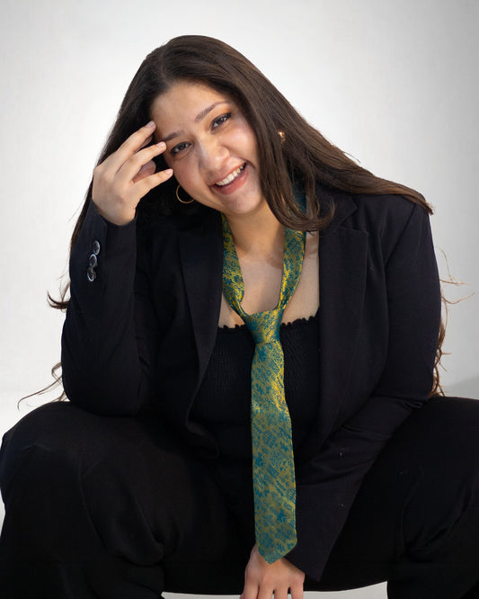 Touch Grass -  Brocade Tie