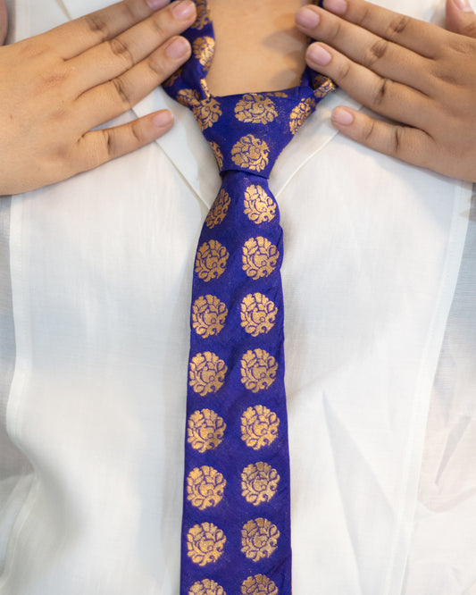 Roman Empire - Chanderi Silk Tie